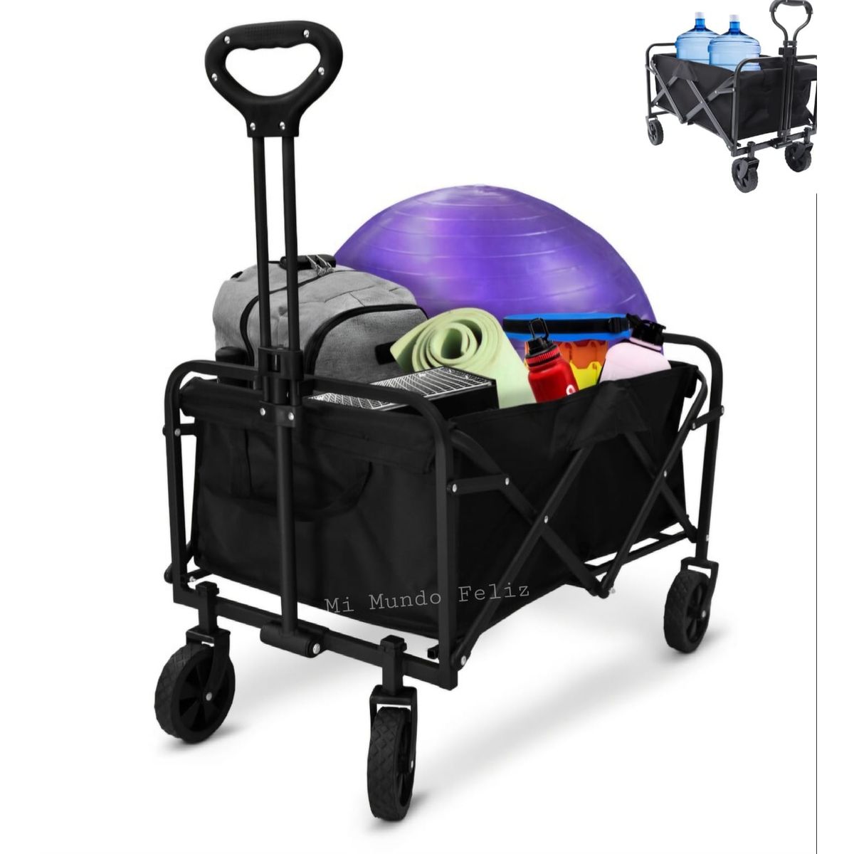 GENERICO - Carro de Carga Transportador Multiusos 90 Kilos