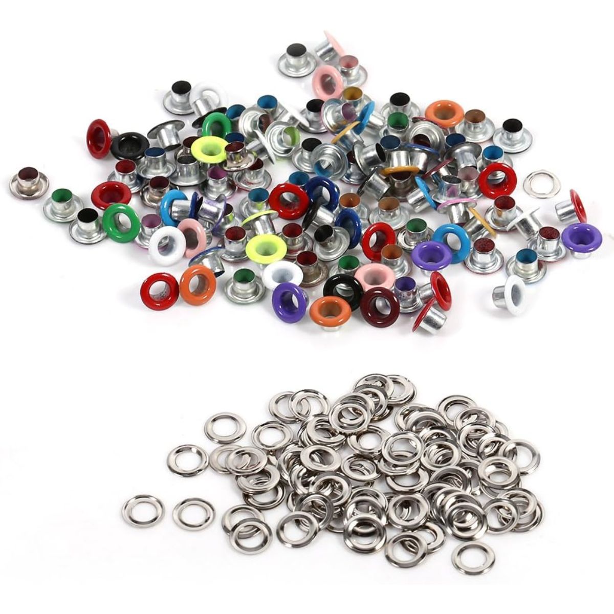 GENERICO - Ojalillo Ojal De 4mm Pack 1000 Uds. Color Surtidas