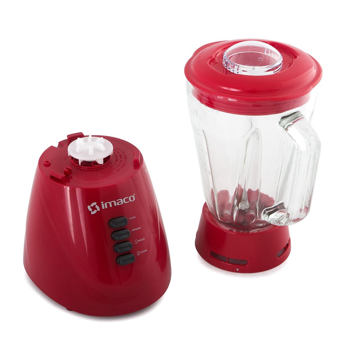 IMACO - Licuadora Roja 500 W IMACO BL4125VR