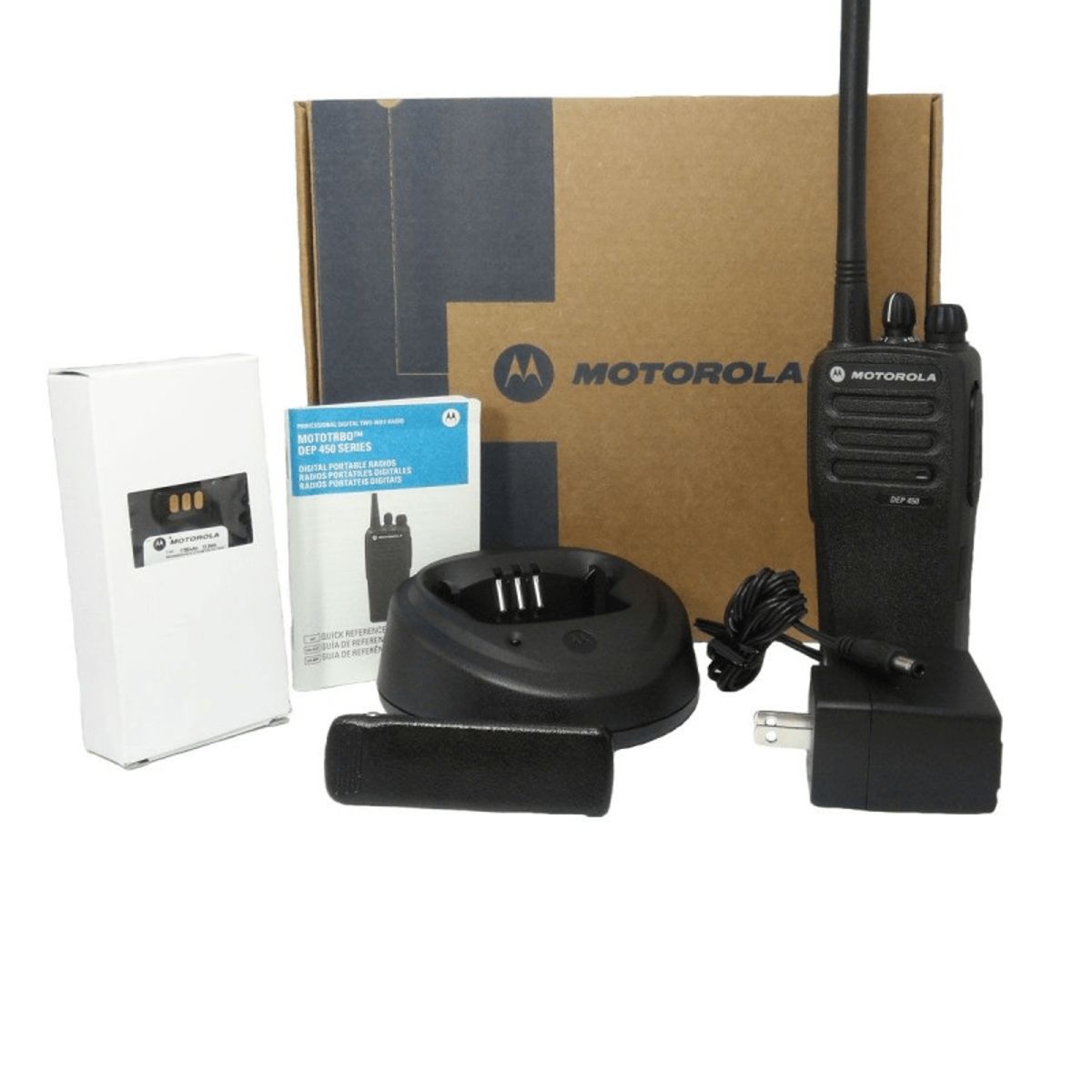MOTOROLA - RADIO PORTATIL MOTOROLA DEP 450 VHF