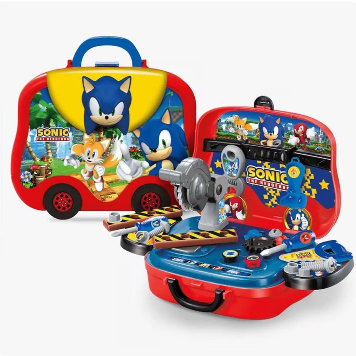 SONIC - Set De Herramientas Y Lonchera 2 En 1 The Hedgehog / Sega