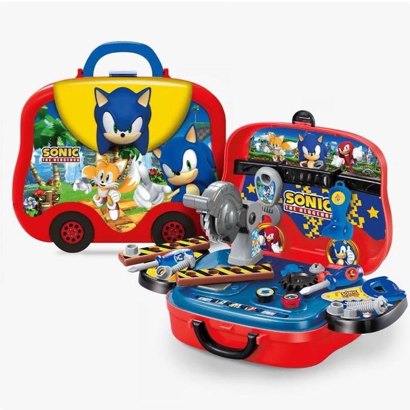 SONIC - Set De Herramientas Y Lonchera 2 En 1 The Hedgehog / Sega