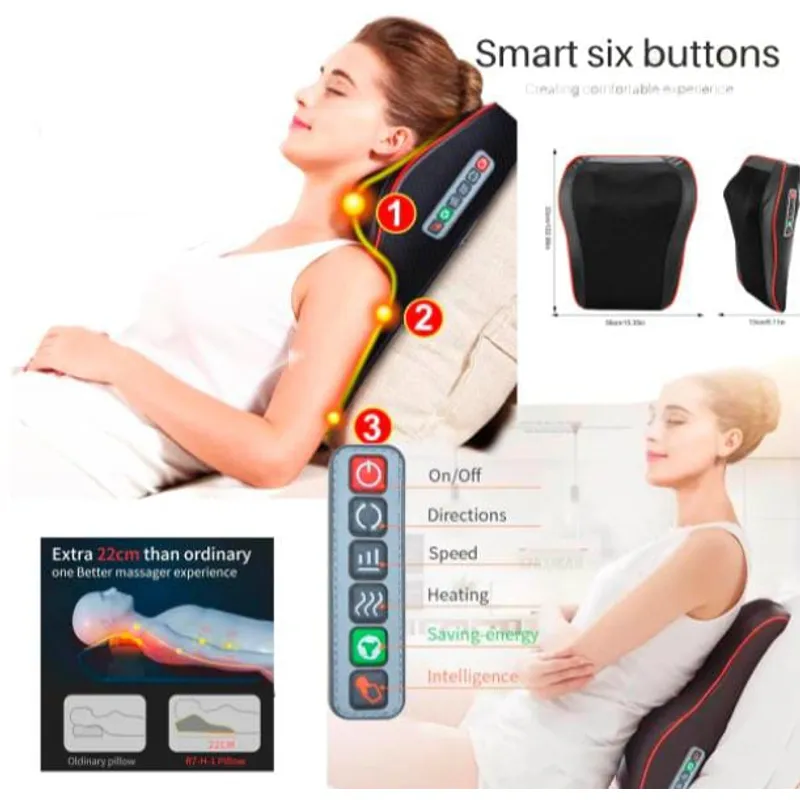 GENERICO - buttons  MASAJEADOR SHIATZU ESPALDA INTELIGE