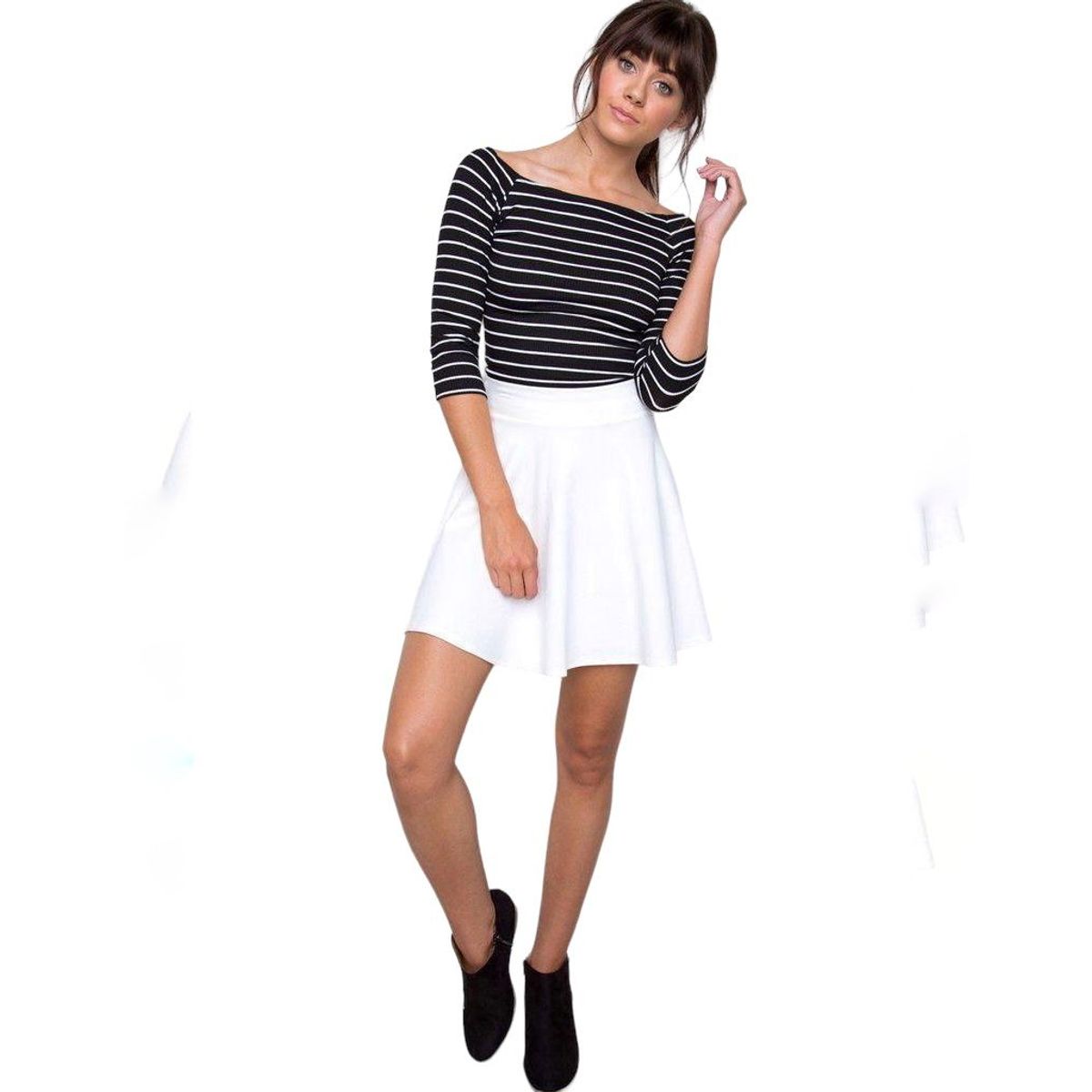 AMA OUTFITTERS - FALDA AMA SKATER DE ALGODON