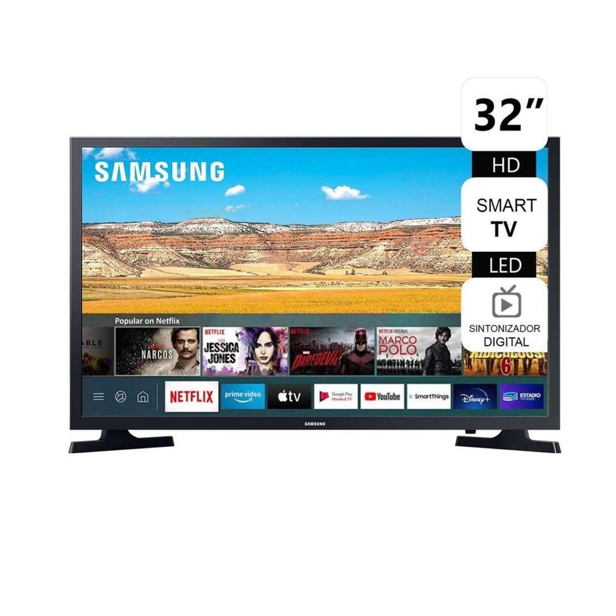 SAMSUNG - TV SAMSUNG 32 HD SMART UN32T4202AG