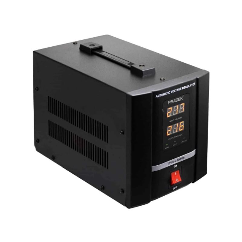 PRASEK - Estabilizador de Voltaje Servomotor 2000VA DVR-2000VA PRASEK