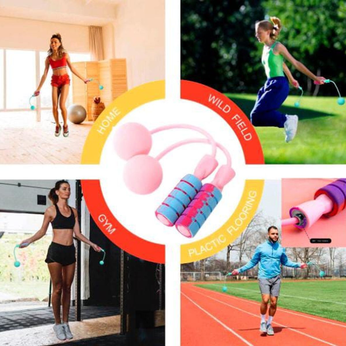 GENERICO - Cuerda para saltar inalámbrica  cuerda deportiva