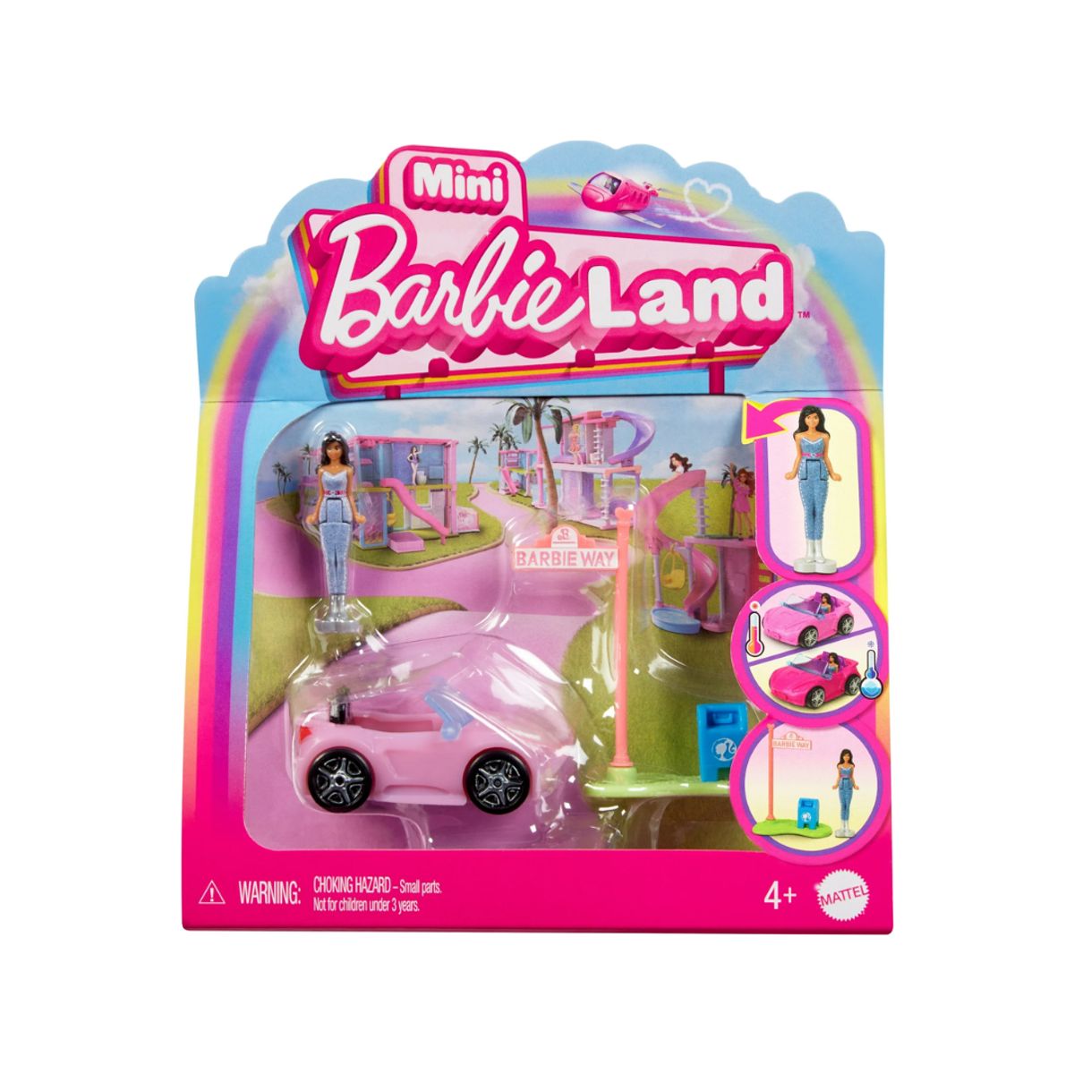 BARBIE - Mini BarbieLand Juego de muñeca y vehículo
