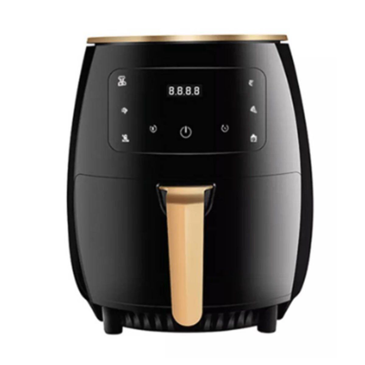 GENERICO - Freidora de Aire de 6 lt Digital Negra Air Fryer