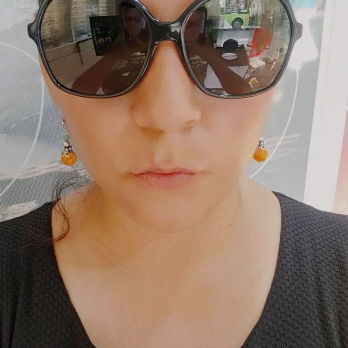 GENERICO - Lente de sol Maritri color Lunas verdes