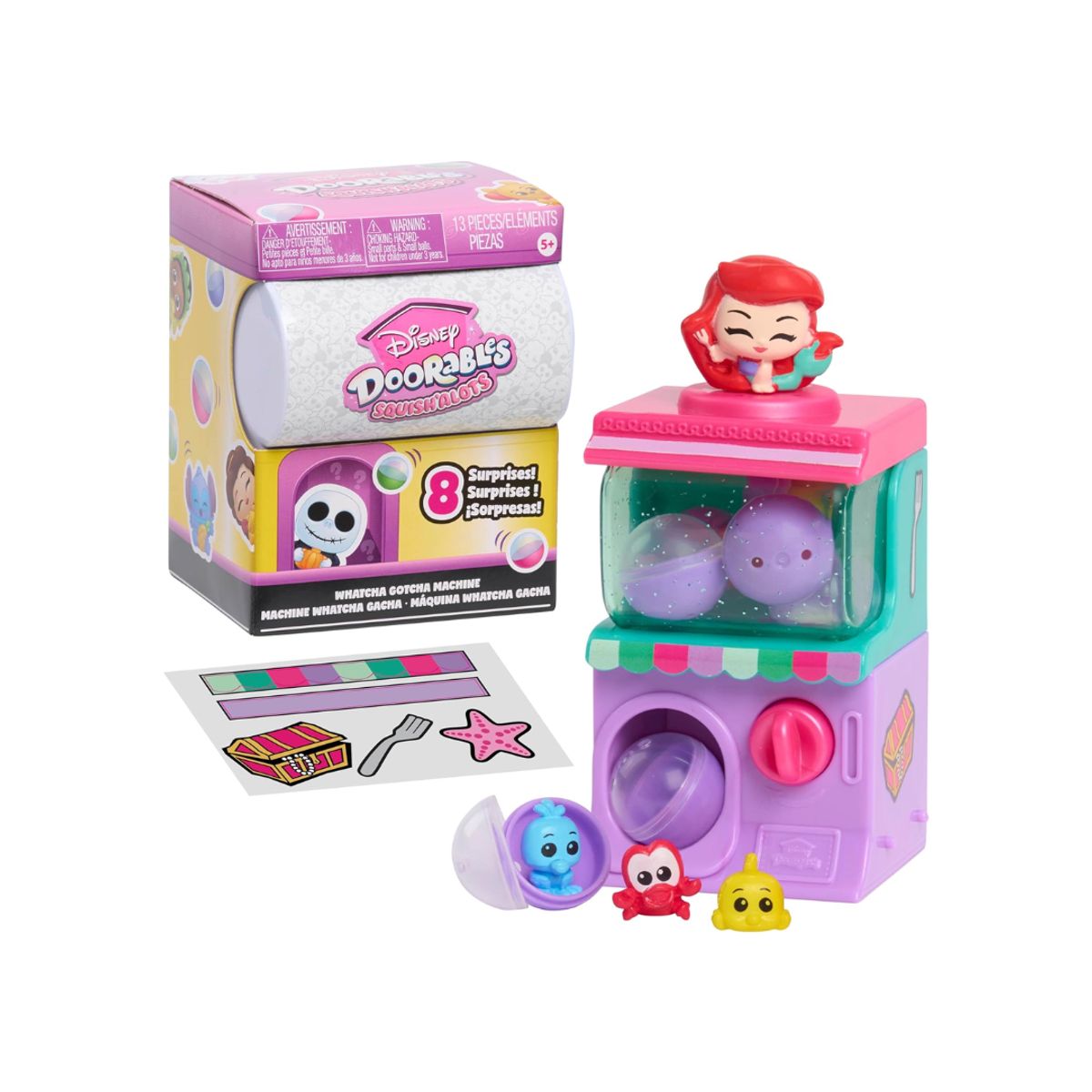 DISNEY - Máquina Whatcha Gacha Disney Doorables Squish Alots