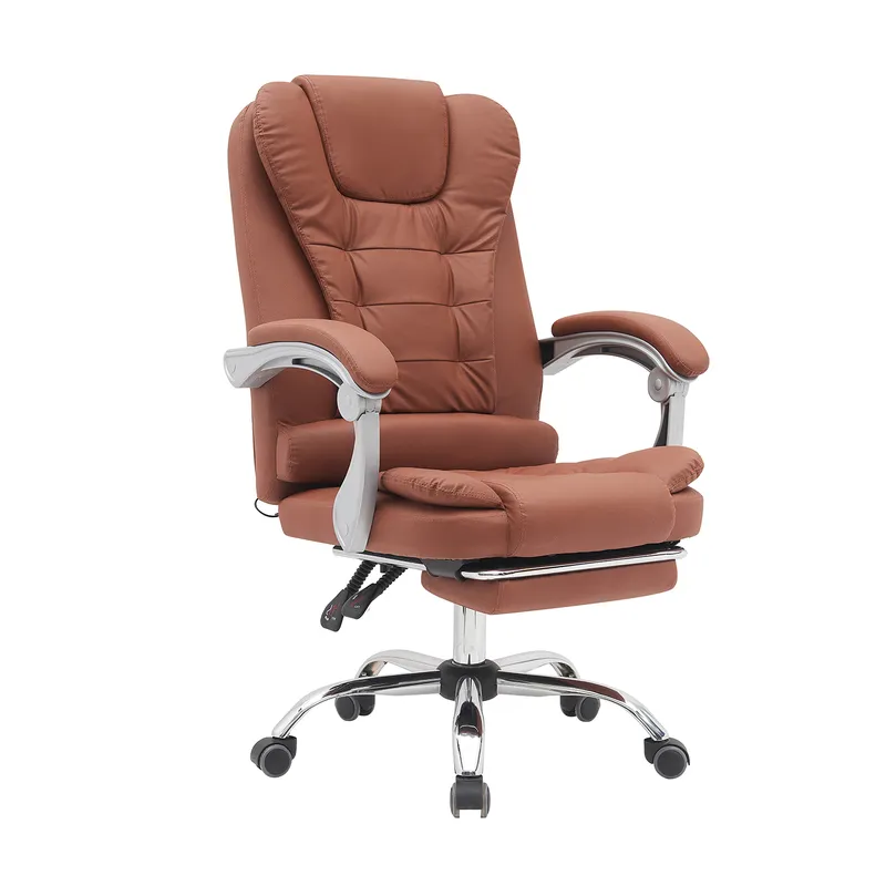 XION - Silla de Oficina Gerencial Giratoria con Reposapiés 135° Marron - 707