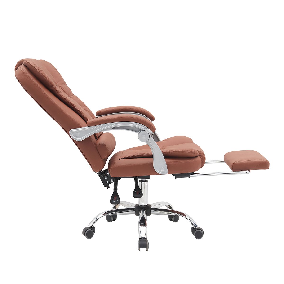 XION - Silla de Oficina Gerencial Giratoria con Reposapiés 135° Marron - 707
