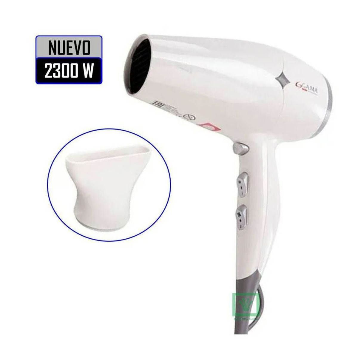 GAMA - Secadora Gama Diamond Ceramic Blanca 2300 Watts
