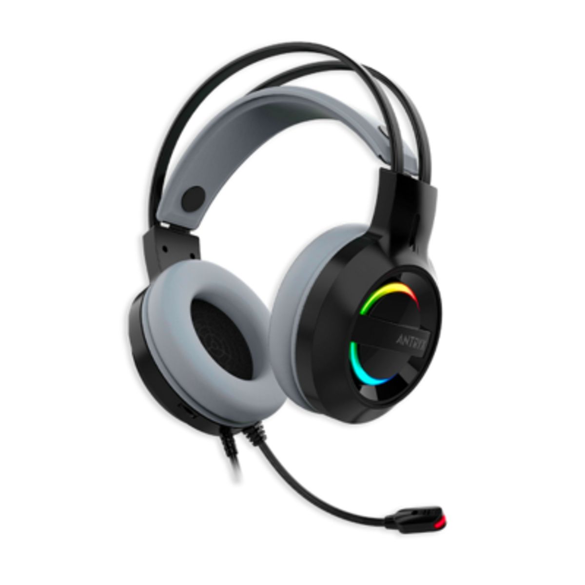 ANTRYX - AUDIFONO C/MICROFONO ANTRYX IRIS-K GRAY, 7.1 VIRTUAL, USB