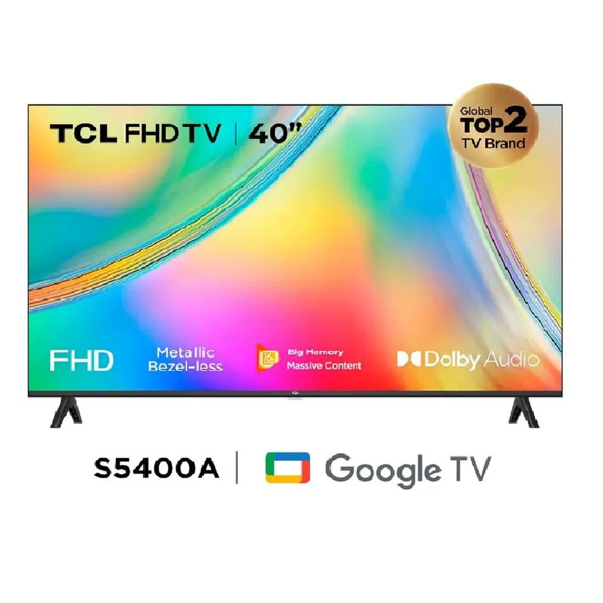 TCL - Televisor TCL 40 Pulgadas Smart TV Android Tv 40S5400A (Nuevo)