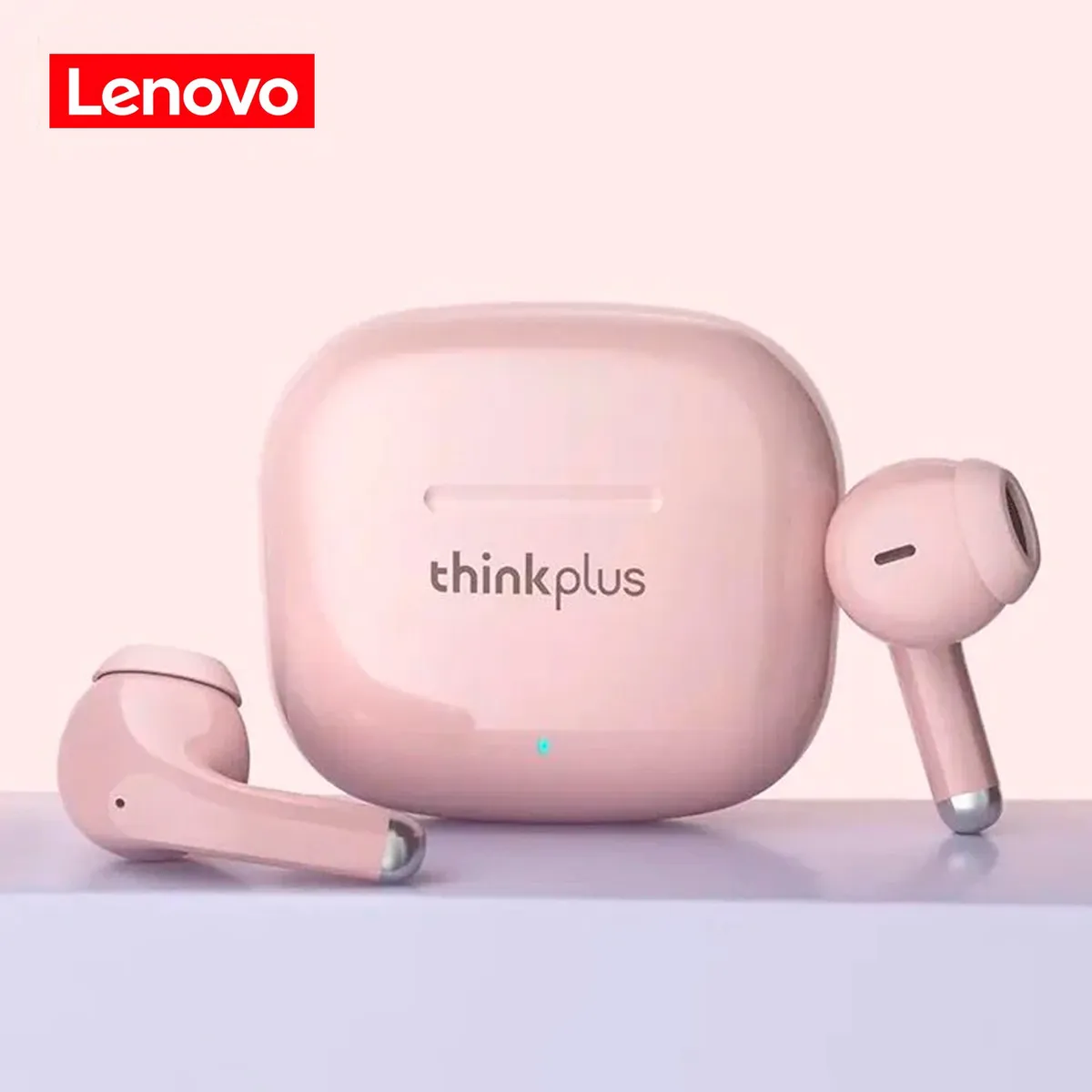 LENOVO - Audífonos Inalámbricos Lenovo Thinkplus Lp40 Pro Rosado Bt 5.3