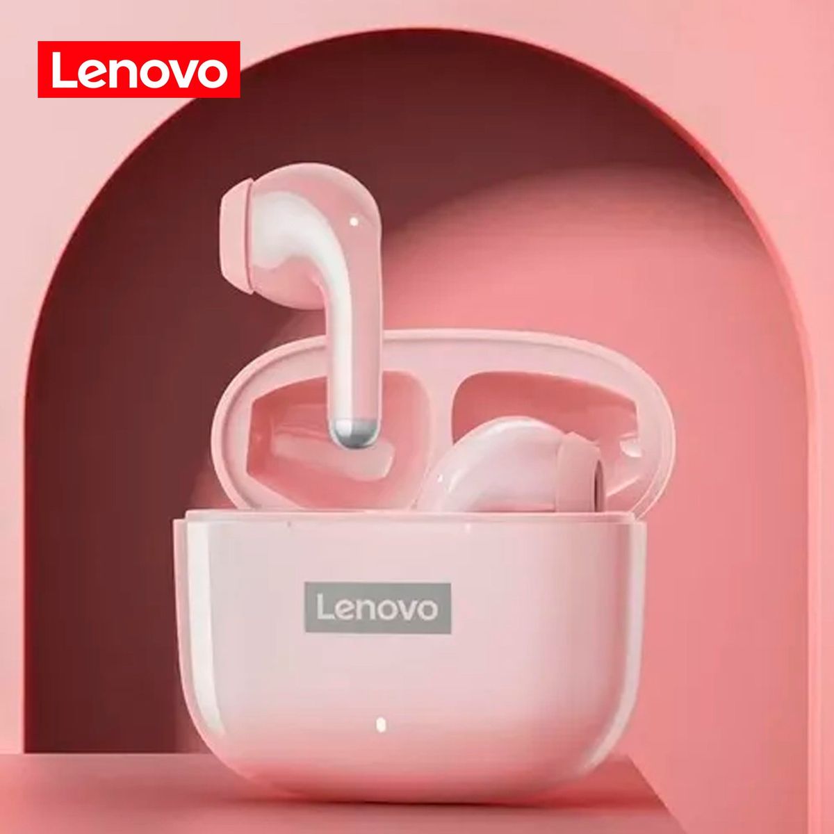LENOVO - Audífonos Inalámbricos Lenovo Thinkplus Lp40 Pro Rosado Bt 5.3