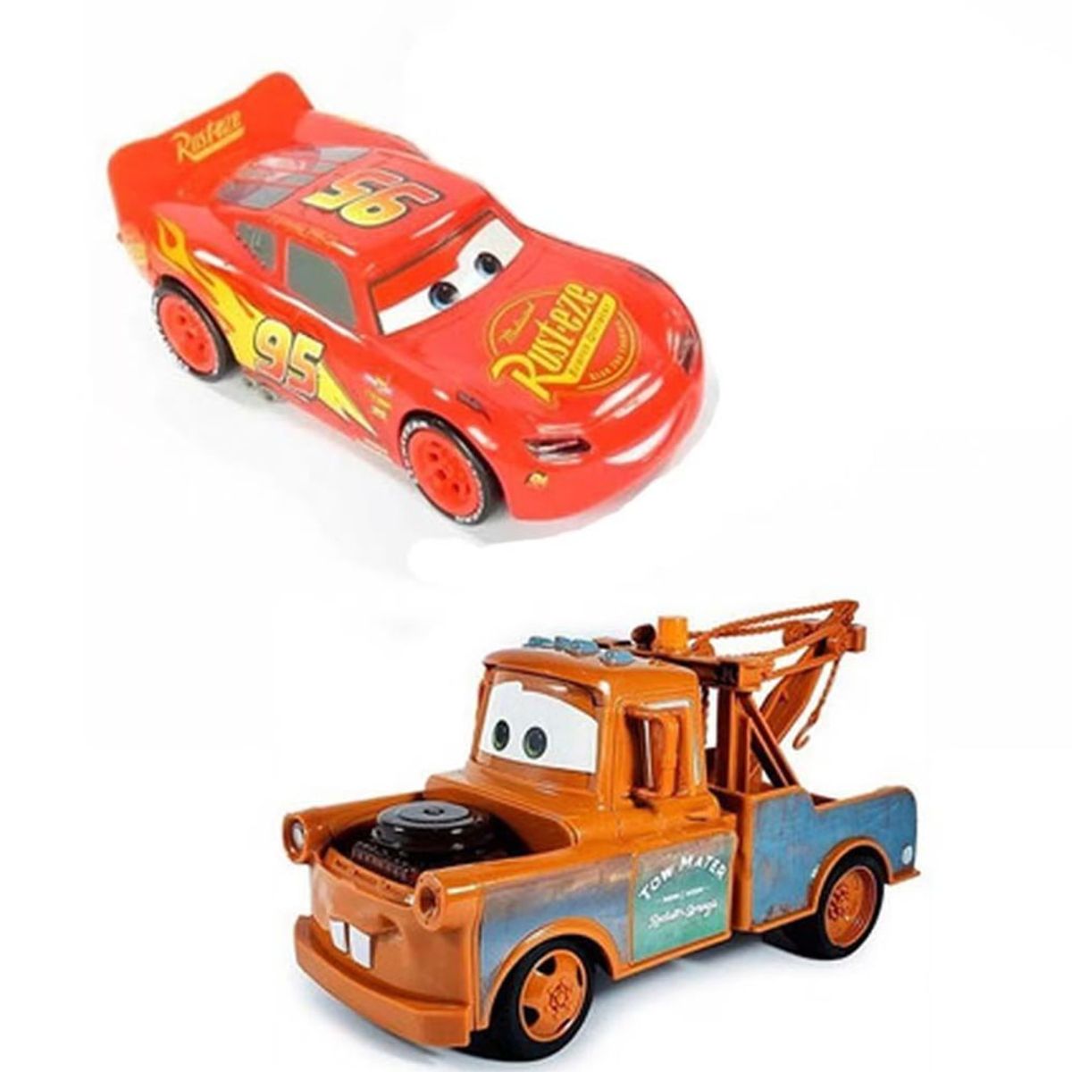 PIXAR - Coches De Friccion Rayo Mcqueen Y Mater Cars