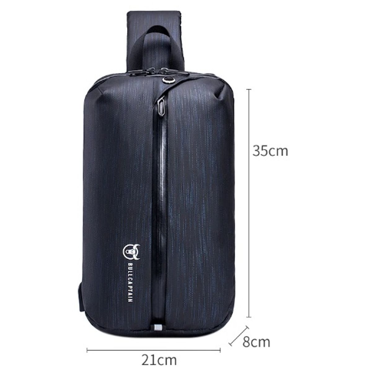 GENERICO - MORRAL BULLCAPTAIN DEPORTIVO AZUL PARA HOMBRES