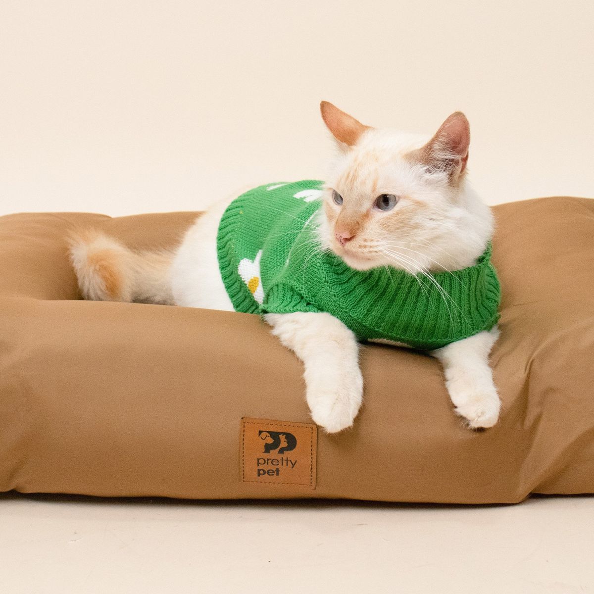 PRETTYPETS - SUETER FLORES VERDE XS PARA MASCOTAS PRETTY PET