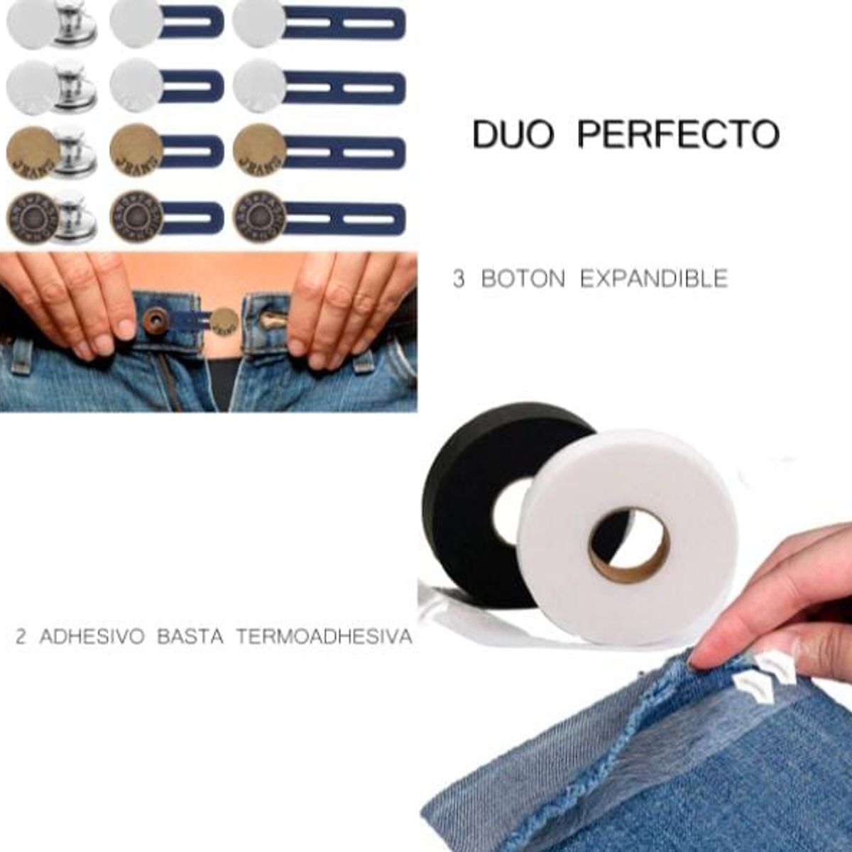 GENERICO - DUO BOTON EXPANDIBLE + ADHESIVO BASTA