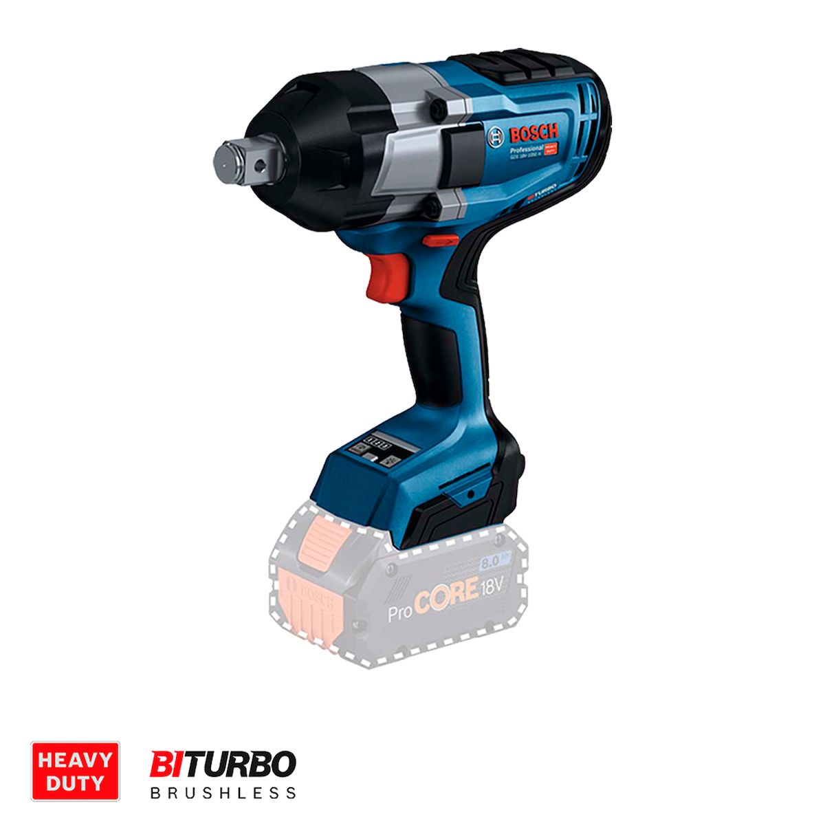 BOSCH - Llave De Impacto Bosch GDS 18V-1050 H Biturbo Baretool