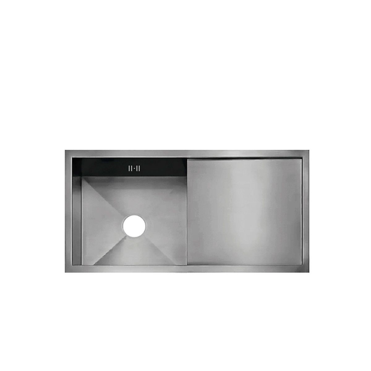 XM - LAVADERO DE COCINA 1POZA CON ESCURRIDERO GRIS ULS03-10050