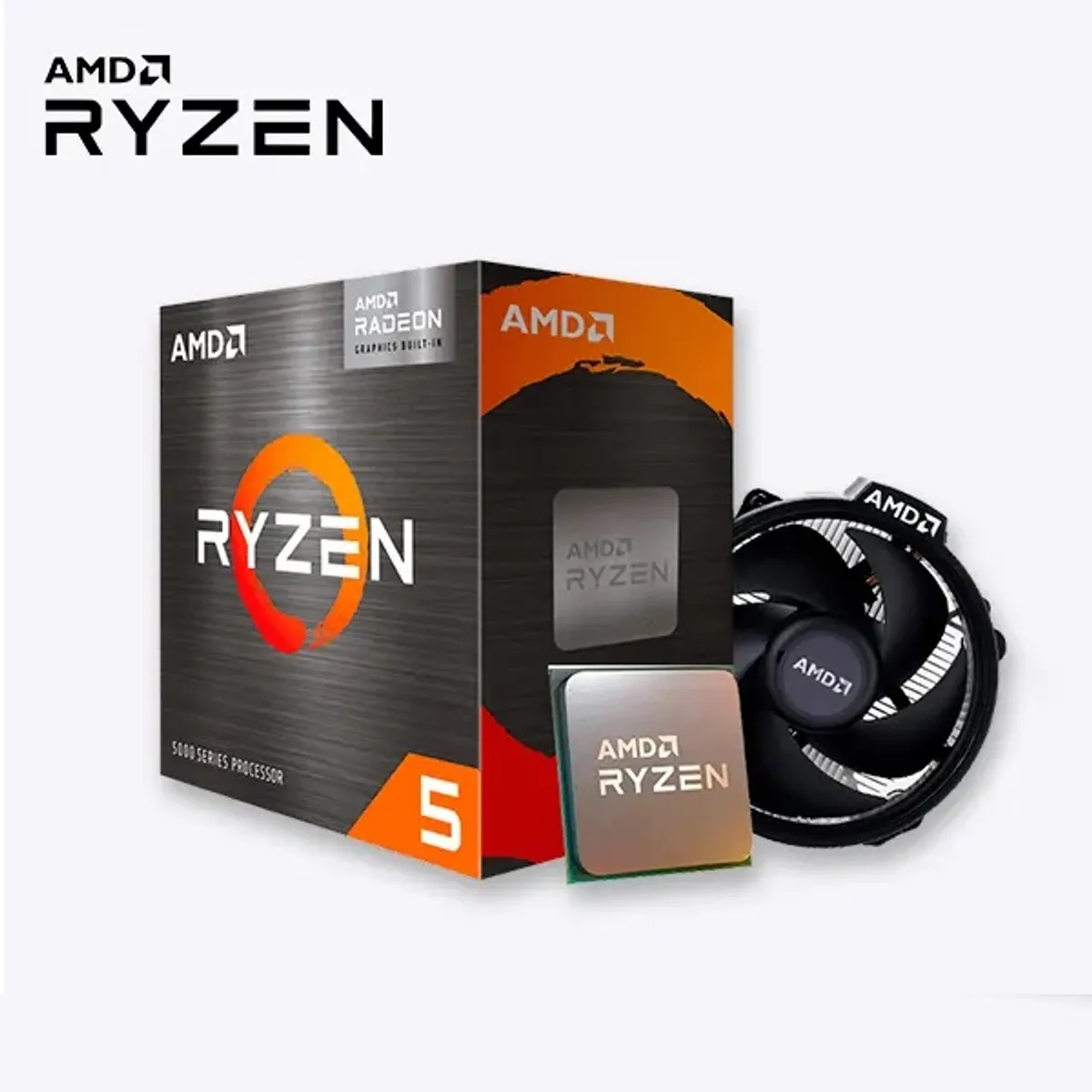 AMD - Computadora PC GAMER RYZEN 5 5600GT RAM 16GB SSD 512GB MONITOR 24" FULL HD