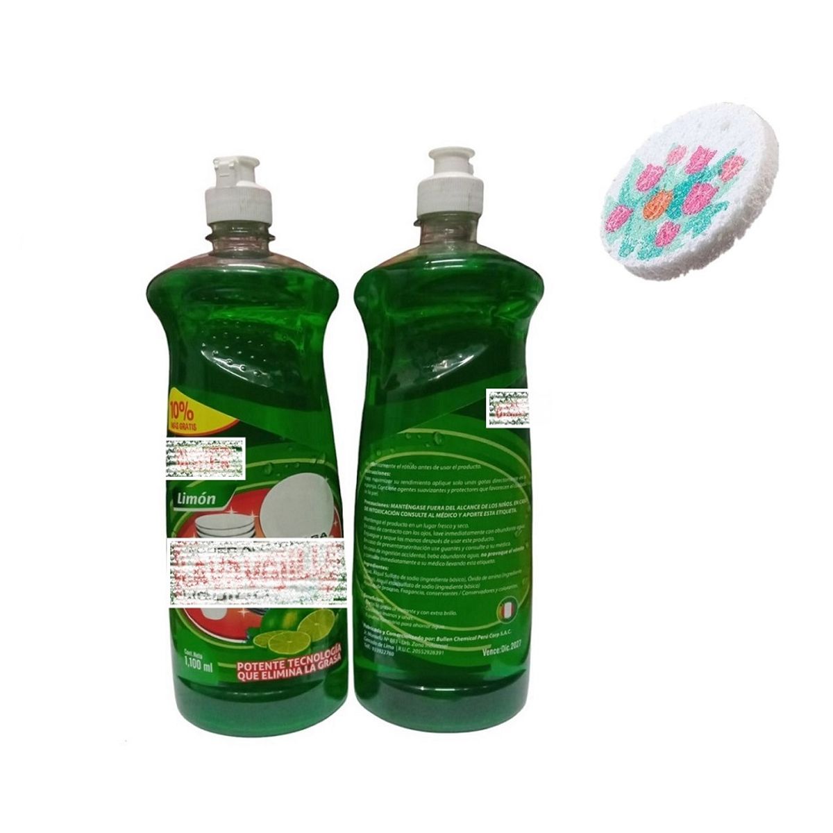 GENERICO - Lavavajillas Liquido botella de 1100ML