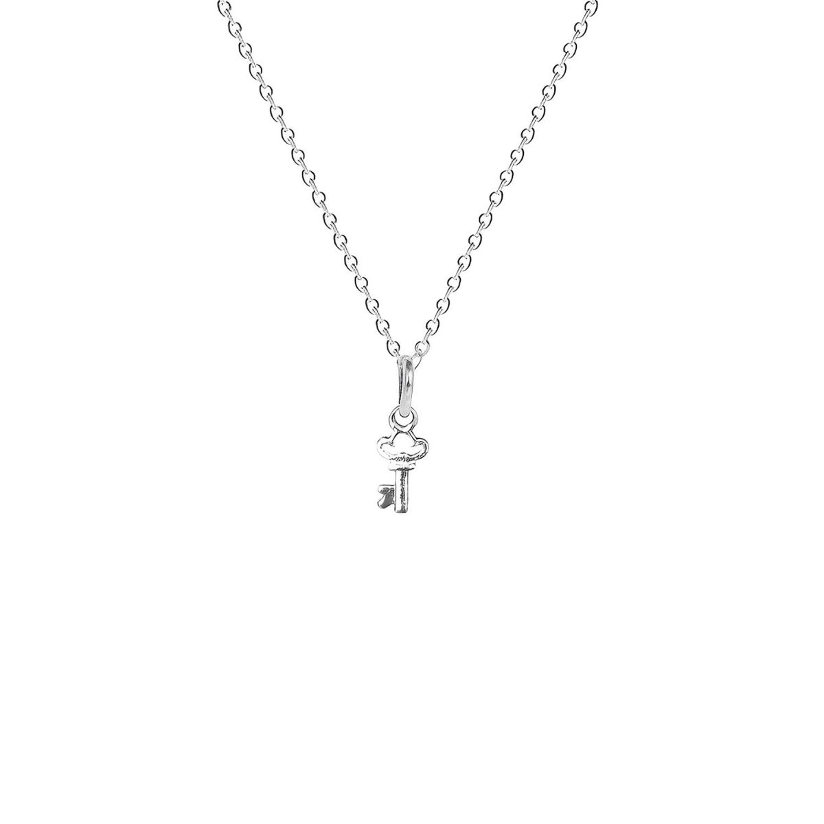 GENERICO - Collar Mujer Llave Joya Minimalista Regalo Niña Plata 925