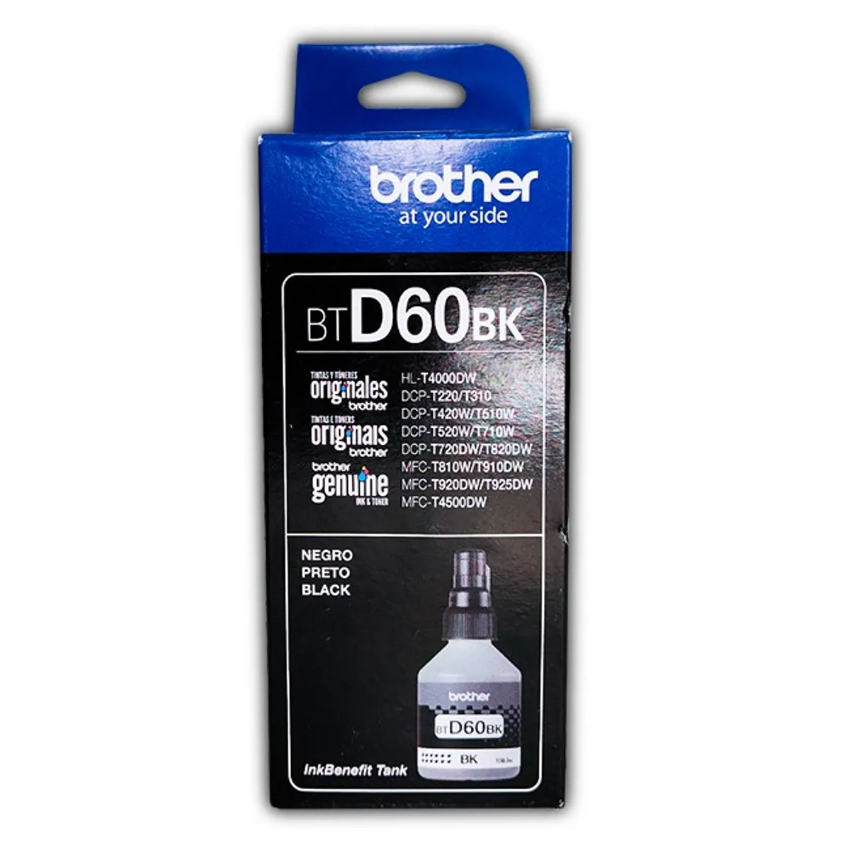 Brother - Botella de tinta Brother Btd 60bk Negro original