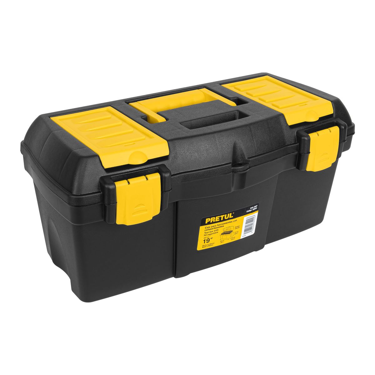 PRETUL - Caja 19" para Herramienta con compartimentos 20604 Pretul