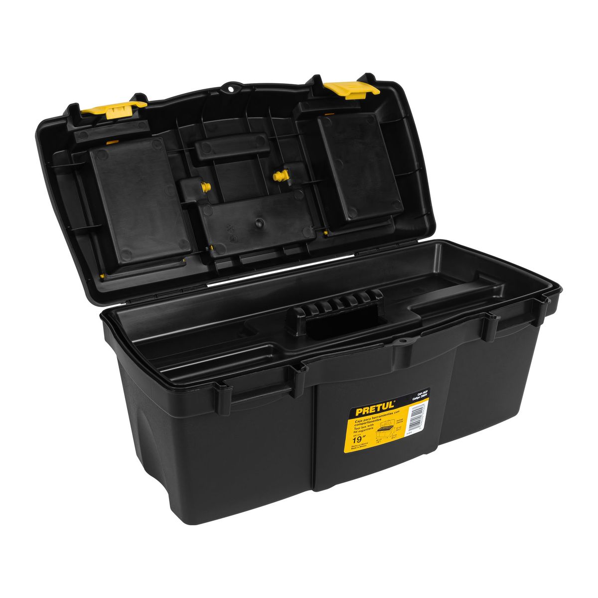 PRETUL - Caja 19" para Herramienta con compartimentos 20604 Pretul