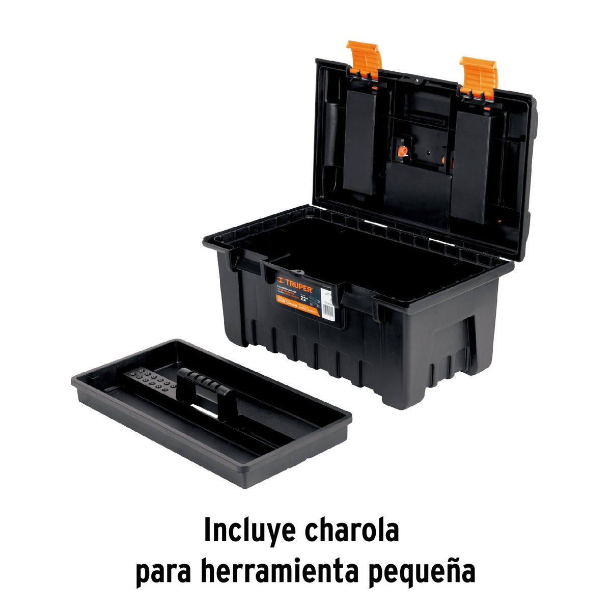 TRUPER - Caja 22" para Herramienta con compartimentos 11145 Truper