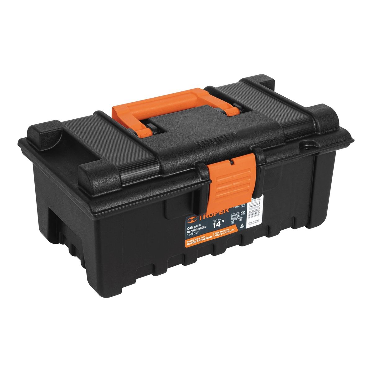 TRUPER - Caja 14" para Herramienta sin compartimentos 19854 Truper