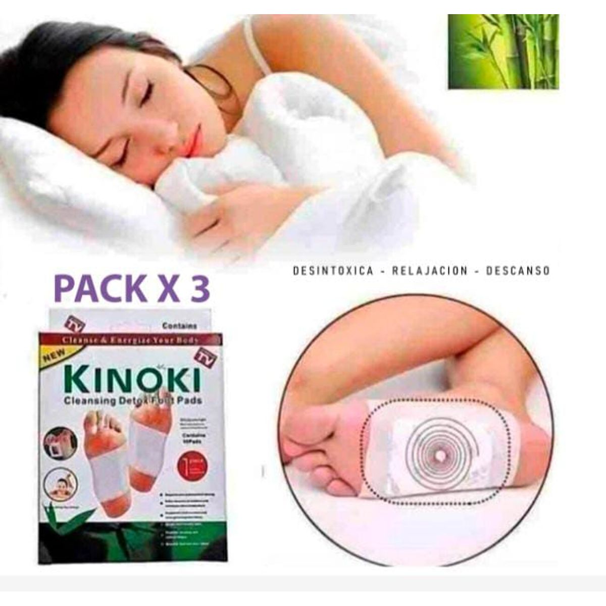 GENERICO - PACK X30 PARCHES KINONKI ORIGINAL