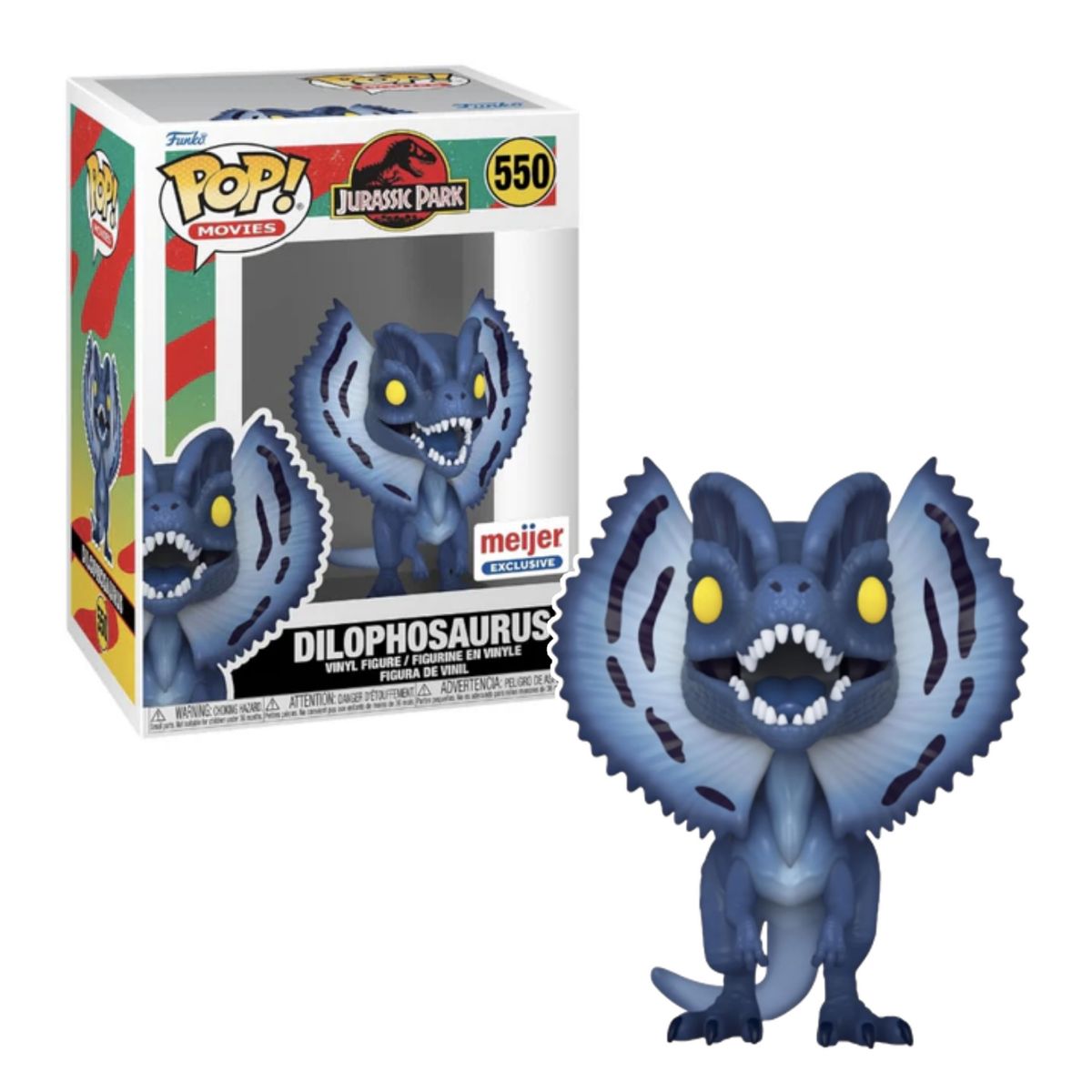 FUNKO - Dilophosaurus Funko Pop 550 Jurassic Park Exclusivo Meijer