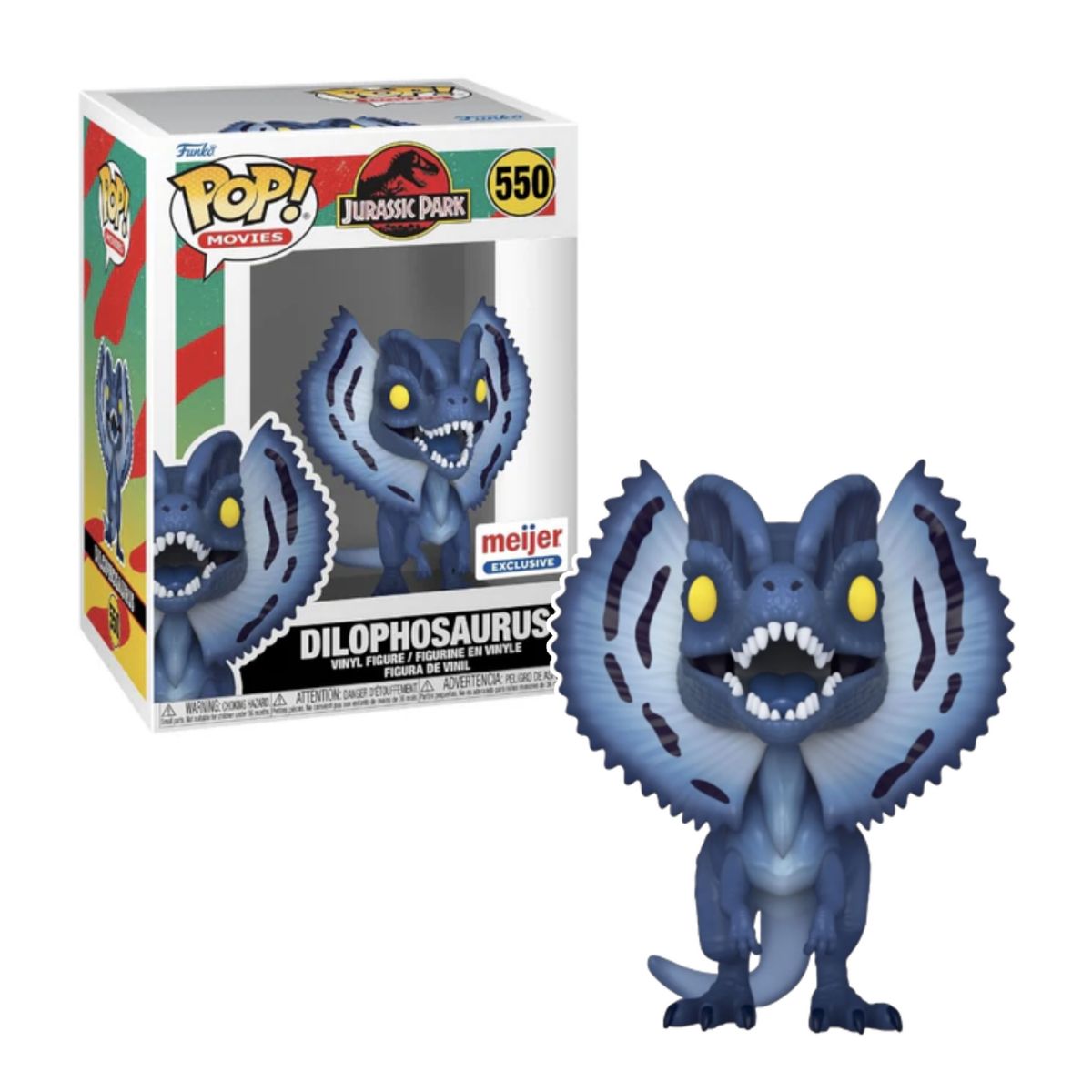 FUNKO - Dilophosaurus Funko Pop 550 Jurassic Park Exclusivo Meijer