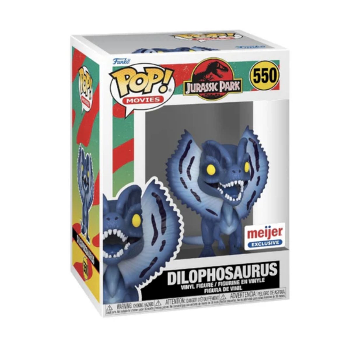 FUNKO - Dilophosaurus Funko Pop 550 Jurassic Park Exclusivo Meijer