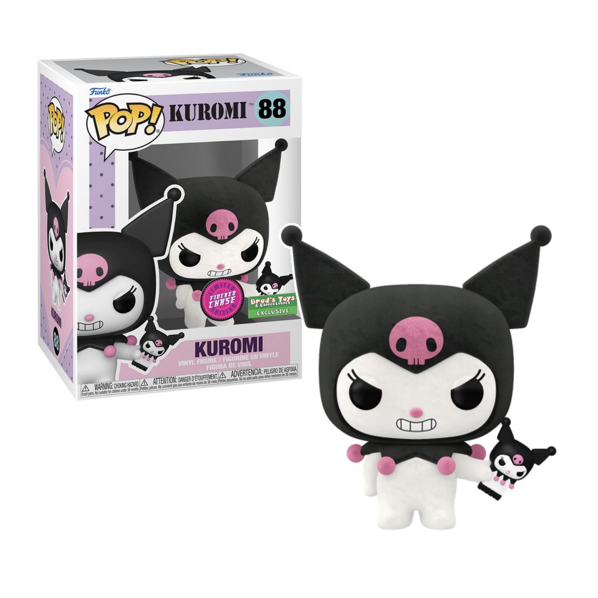 FUNKO - Kuromi W Phone Chase Funko Pop 88 Exclusivo Flocked