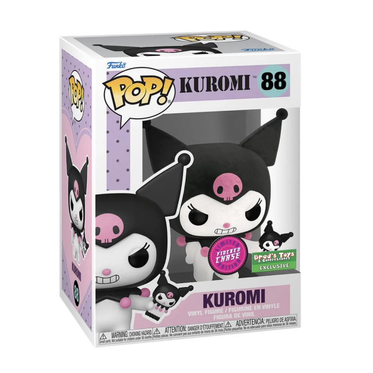 FUNKO - Kuromi W Phone Chase Funko Pop 88 Exclusivo Flocked