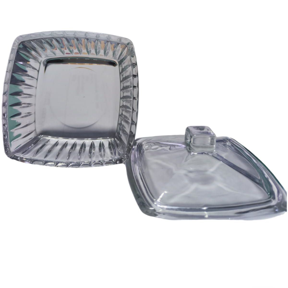 GENERICO - Mini Dulcera de Cristal con Tapa