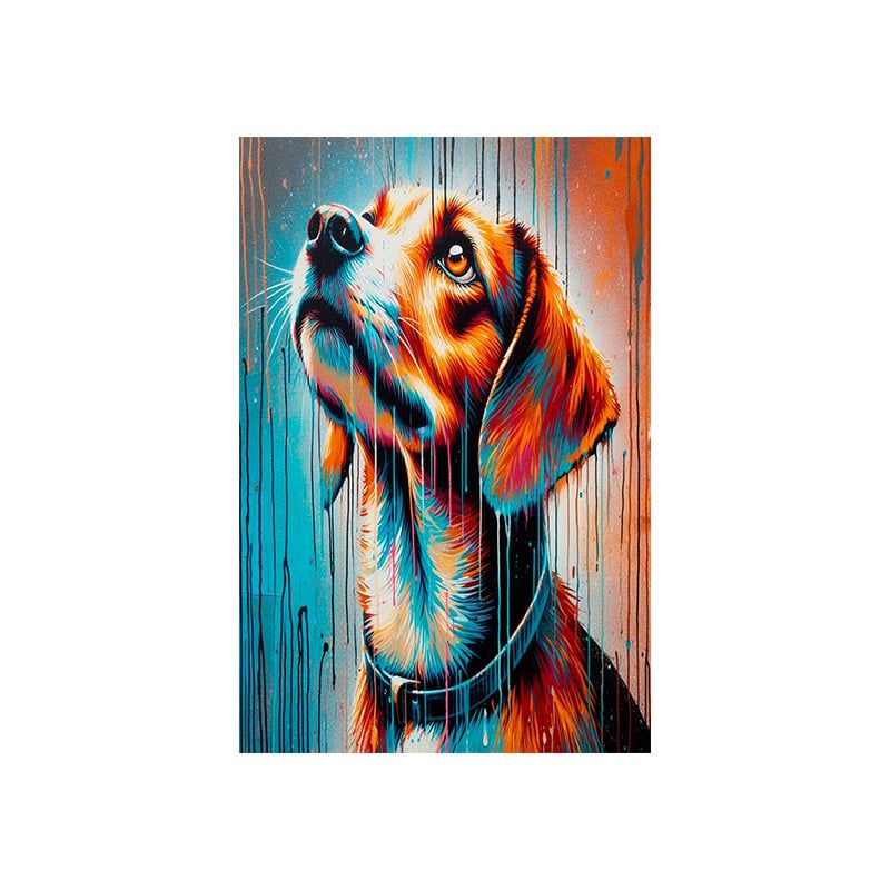 MAKA - DIAMOND PAINTING DOGGIE 20X30CM MAKA