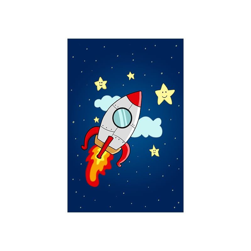 MAKA - DIAMOND PAINTING STARS ROCKET 20X30CM MAKA