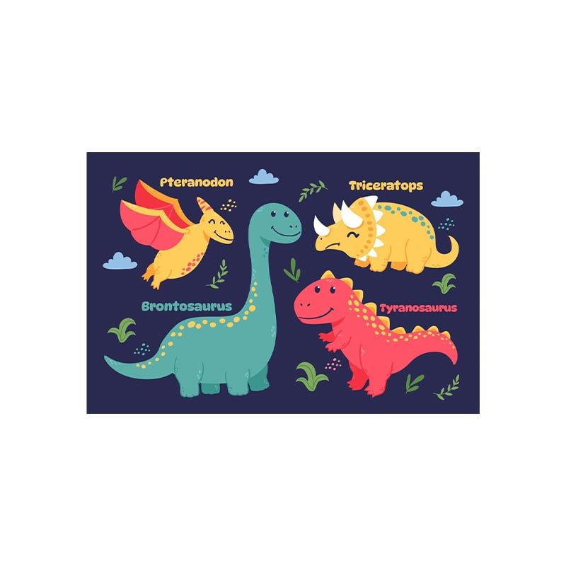 MAKA - DIAMOND PAINTING LITTLE DINOS 20X30CM MAKA