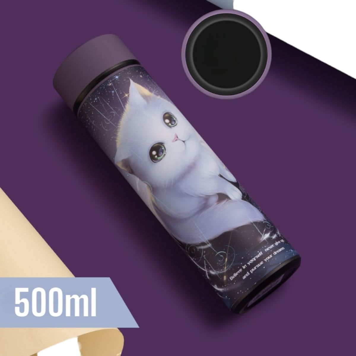 OEM - Termo de Acero Inoxidable 500ml Para Bebes y Niños