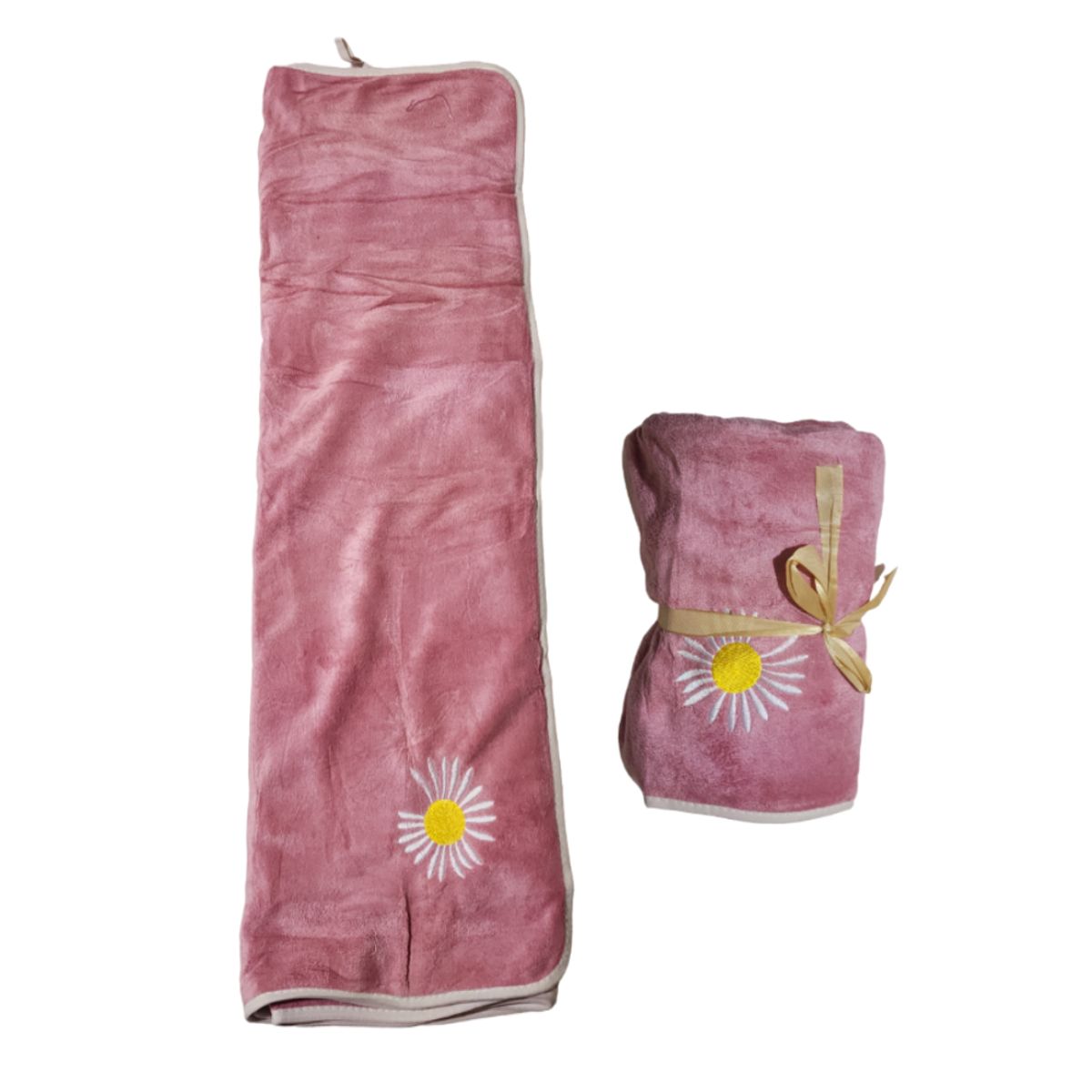 GENERICO - Toalla de cuerpo suave - 136x69cm Rosado