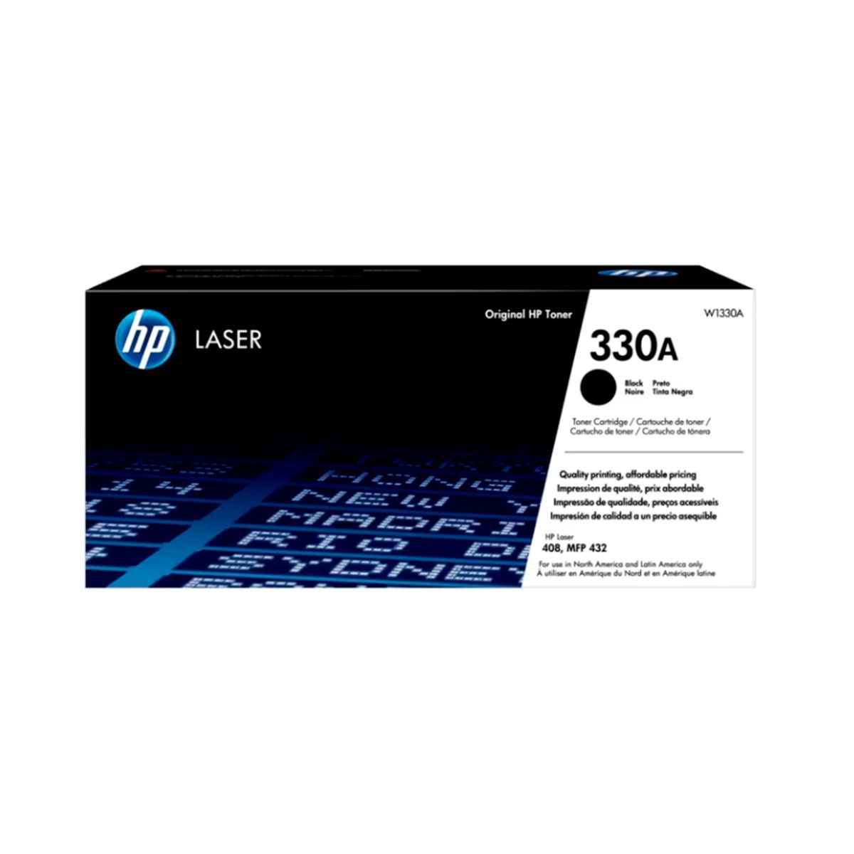 HP - TONER HP 330A, NEGRO, 5000 PAG, LASER 408DN/432FDN P/N: W1330A