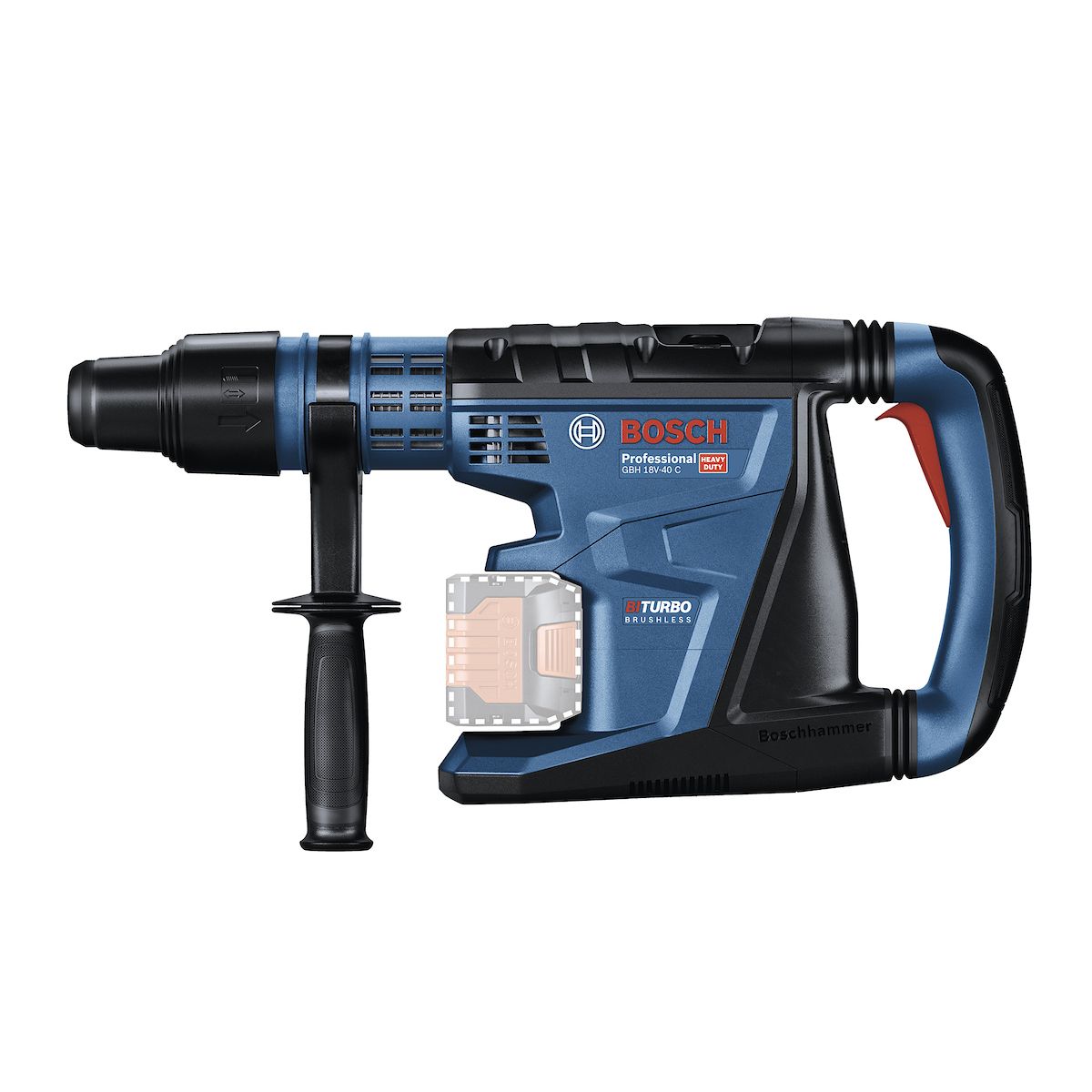 BOSCH - Rotomartillo Percutor Bosch Max 18v Bosch Gbh 18v-40c Sbat